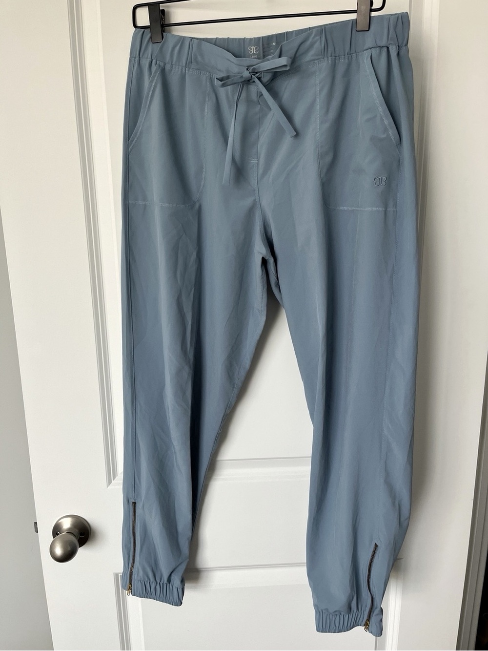 Albion Fit French Blue Jetsetters, Drawstring Jogger Pants